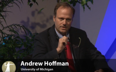 Erb Faculty Member Andy Hoffman – (Video) Role of Faculty in Public Engagement (Sackler Colloquia)