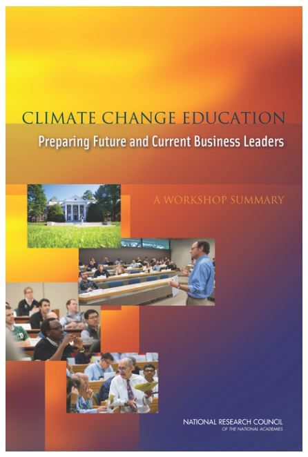 National Academies on Climate Change Education - Report - U-M Erb