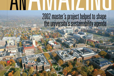 Alumni Legacy –  Project is Catalyst for University-wide Action