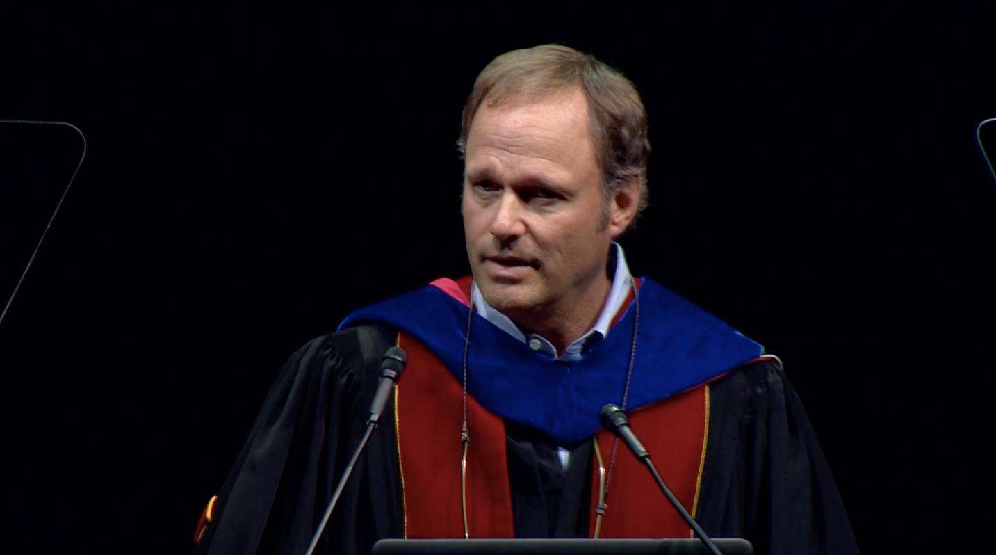 Andrew J. Hoffman delivers 2018 Convocation Address at Loyola University Chicago UM Erb